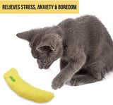 Our Pets Cosmic Catnip A-Peeling Banana Cat Toy, 100% Catnip Filled