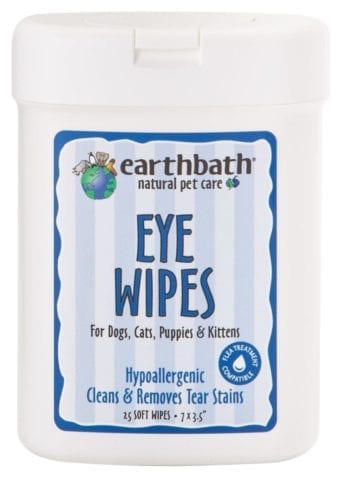 Earthbath Eye Wipes for Dogs & Cats , 25-count