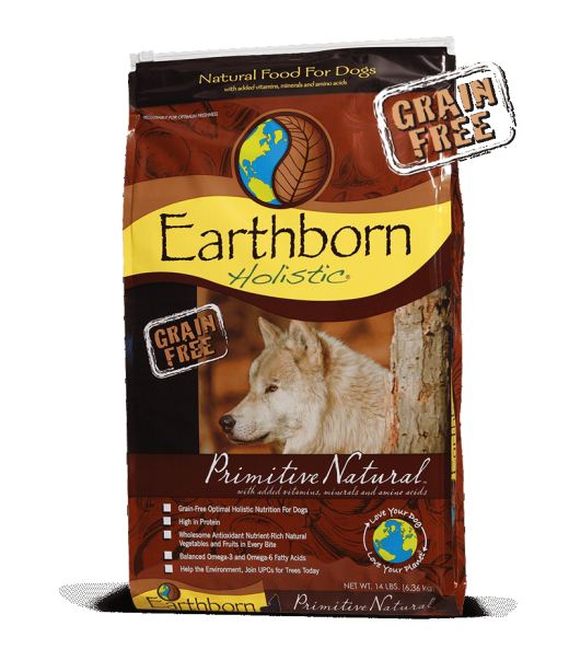 Earthborn Holistic Primitive Natural Grain-Free Natural Dry Dog Food, 12.5 or 25-lb bag