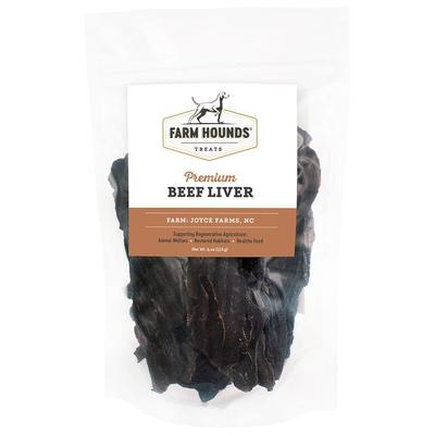 Farm Hounds Beef Liver, 4-oz bag