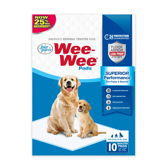 Four Paws Wee Wee Absorbent Dog Pee Pads, 22