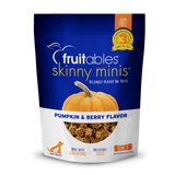 Fruitables Skinny Minis Pumpkin & Berry Flavor Soft & Chewy Dog Treats, 5-oz bag