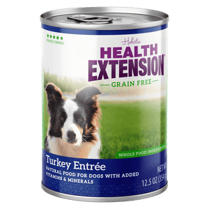 Health Extension Grain-Free Turkey Entree Canned Dog Food, 12.5-oz can