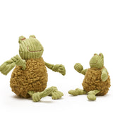 HuggleHounds Fiona Frog HuggleFleece® FlufferKnottie™, Small and Large