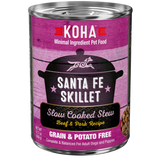 Koha Santa Fe Skillet Slow Cooked Stew Beef & Pork Recipe for Dogs, 12.7-oz cans