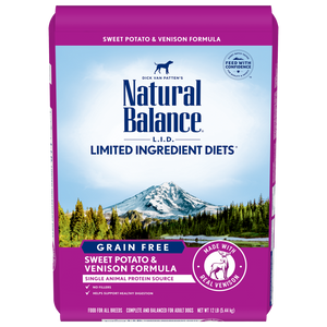 Natural Balance L.I.D. Limited Ingredient Diets Sweet Potato & Venison Formula Grain-Free Dry Dog Food