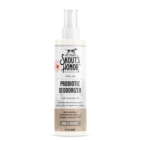 Skout's Honor Probiotic Deodorizer For Dogs & Cats, Dog of the Woods, 8-oz bottle