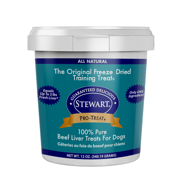 Stewart Pro-Treat Beef Liver Treats for Dogs, 4 or 14-oz