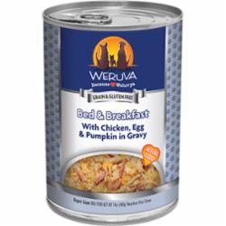 Weruva Dog Classic Bed & Breakfast with Chicken, Egg, & Pumpkin in Gravy Grain-Free Wet Dog Food, 14-oz can