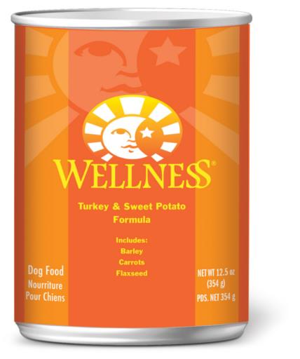 Wellness Complete Health Turkey & Sweet Potato Formula Canned Dog Food, 12.5-oz can