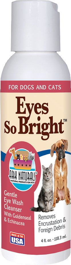 Ark Naturals Eyes So Bright Dog & Cat Gentle Cleanser, 4-oz bottle