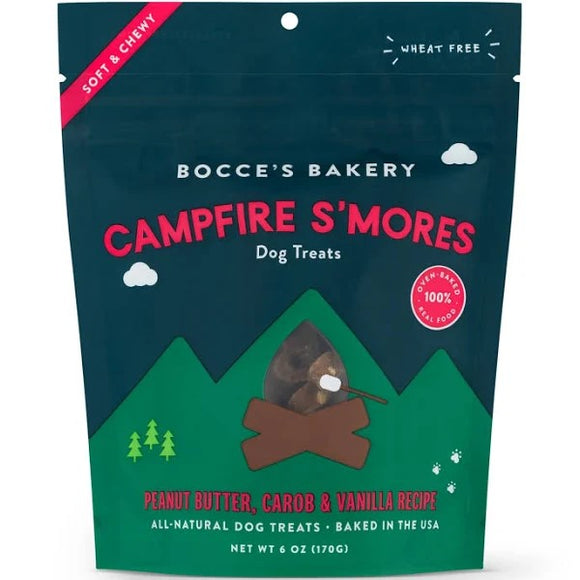 Bocce's Bakery Campfire S'mores Soft & Chewy Treats, 6-oz bag