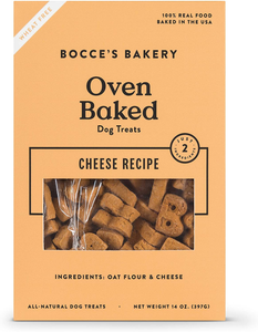 Bocce’s Bakery Cheese Dog Biscuits, 14-oz box