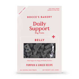 Bocce’s Bakery Daily Support Belly Aid Pumpkin & Ginger Dog Treat, 12-oz