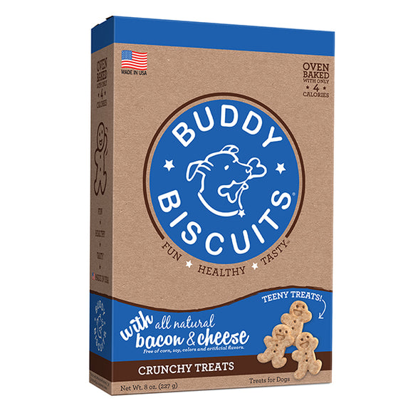 Buddy Biscuits with Bacon & Cheese Oven Baked Teeny Treats, 8-oz box