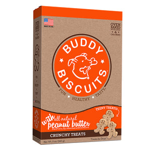 Buddy Biscuits with Peanut Butter Oven Baked Teeny Treats, 8-oz box