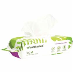 Earth Rated Compostable Pet Grooming Wipes, Lavender, 100-count