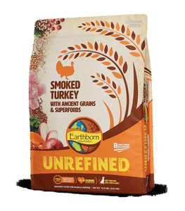 Earthborn Unrefined Dry Dog Food with Ancient Grains & Superfoods, Smoked Turkey