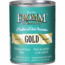 Fromm Chicken & Duck Pate Canned Dog Food, 12.2-oz can