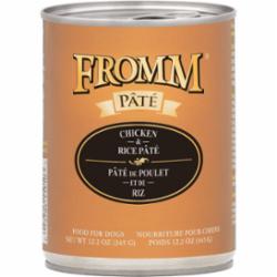 Fromm Chicken & Rice Pate Canned Dog Food, 12.2-oz can