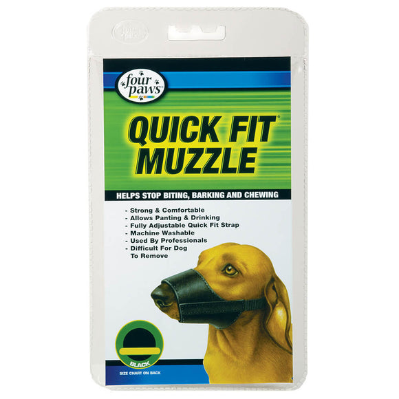 Four Paws Quick-Fit Muzzle for Dogs, multiple sizes