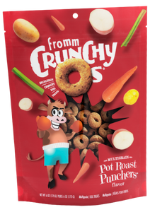 Fromm Crunchy Os Pot Roast Punchers Dog Treats, 6-oz bag
