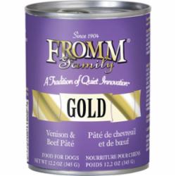 Fromm Venison & Beef Pate Canned Dog Food, 12.2-oz can
