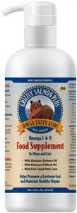 Grizzly Salmon Oil For Dogs, 8 or 16-oz Bottle