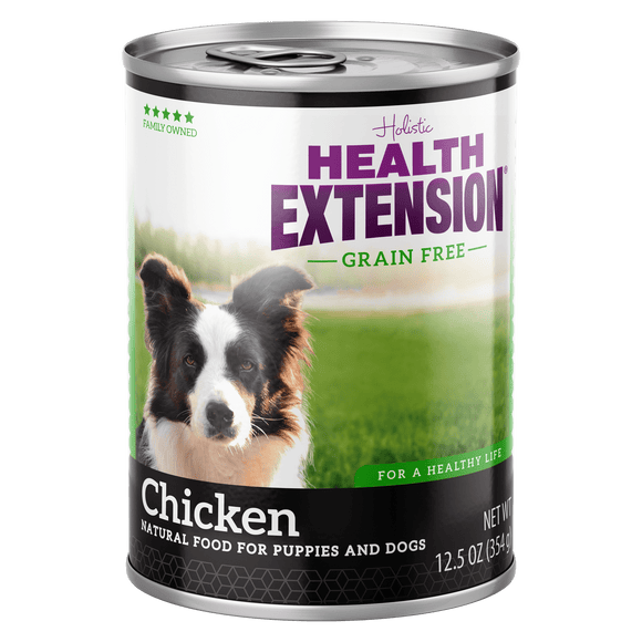 Health Extension Grain-Free Chicken Canned Dog Food, 12.5-oz can