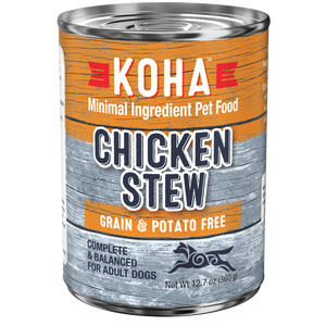 Koha Minimal Ingredient Chicken Stew for Dogs, 12.7-oz cans