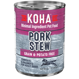 Koha Minimal Ingredient Pork Stew for Dogs, 12.7-oz cans
