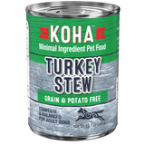 Koha Minimal Ingredient Turkey Stew for Dogs, 12.7-oz cans