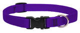 Lupine Pet Basic Solids 1/2" Dog Collar, Multiple Sizes