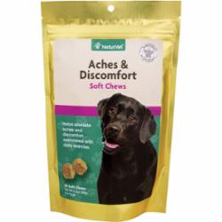 NaturVet Aches & Discomfort Dog Soft Chews, 30 ct pouch