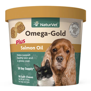 NaturVet Omega-Gold Chew, 90-count cup