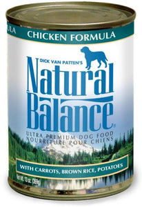 Natural Balance Ultra Premium Chicken Formula Canned Dog Food, 13-oz can