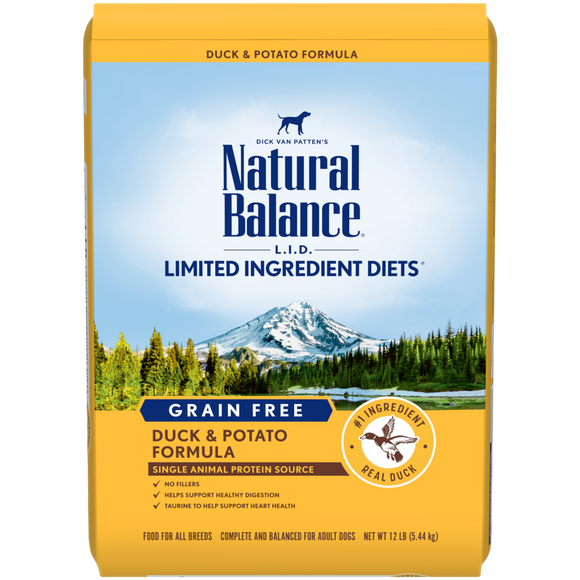 Natural Balance L.I.D. Limited Ingredient Diets Potato & Duck Formula Grain-Free Dry Dog Food