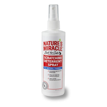 Nature's Miracle Scratching Deterrent Spray - Just for Cats, 8-oz