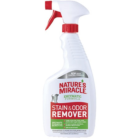 Nature's Miracle Stain and Odor Remover for Dogs, 24 and 32-oz