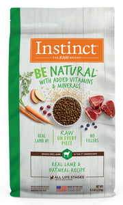 Nature's Variety Instinct Be Natural Real Lamb & Oatmeal Recipe, 24-lb bag