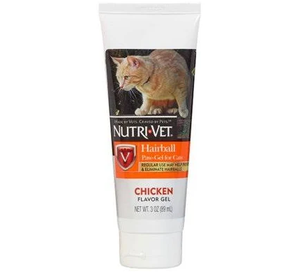 Nutri-Vet Hairball Gel for Cats, 3-oz Tube
