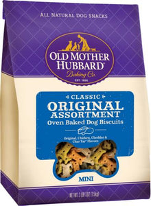 Old Mother Hubbard Classic Original Assortment Biscuits Baked Dog Treats, 20-oz bag