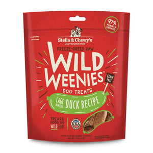 Stella & Chewy's Wild Weenies Dog Treats, Duck Recipe, 3.25-oz bag