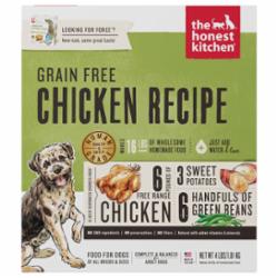 The Honest Kitchen Chicken Recipe Grain-Free Dehydrated Dog Food, 4 or 10-lb box