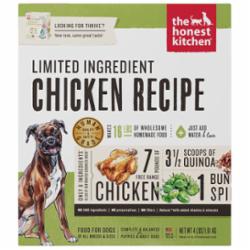 The Honest Kitchen Limited Ingredient Chicken Recipe Dehydrated Dog Food, 4 or 10-lb box