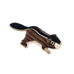 Tall Tails Chipmunk with Squeaker Plush Dog Toy, 5-in