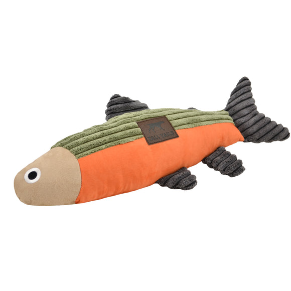 Tall Tails Fish Squeaker Dog Toy, 12-in