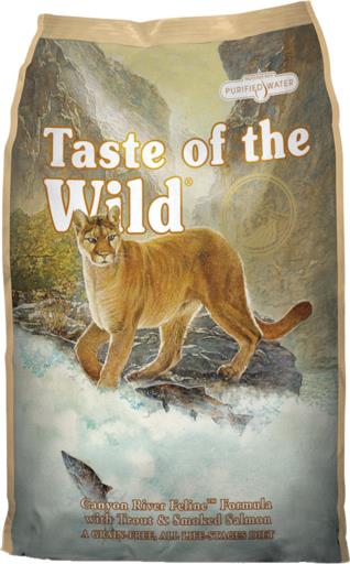 Taste of the Canyon River Grain-Free Dry Cat Food, 14-lb bag