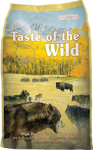 Taste of the Wild High Prairie Grain-Free Dry Dog Food, 14 or 28-lb bag