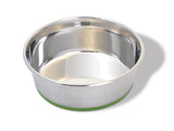 Van Ness Heavyweight Stainless Steel Dish with Non Skid Rubber Bottom